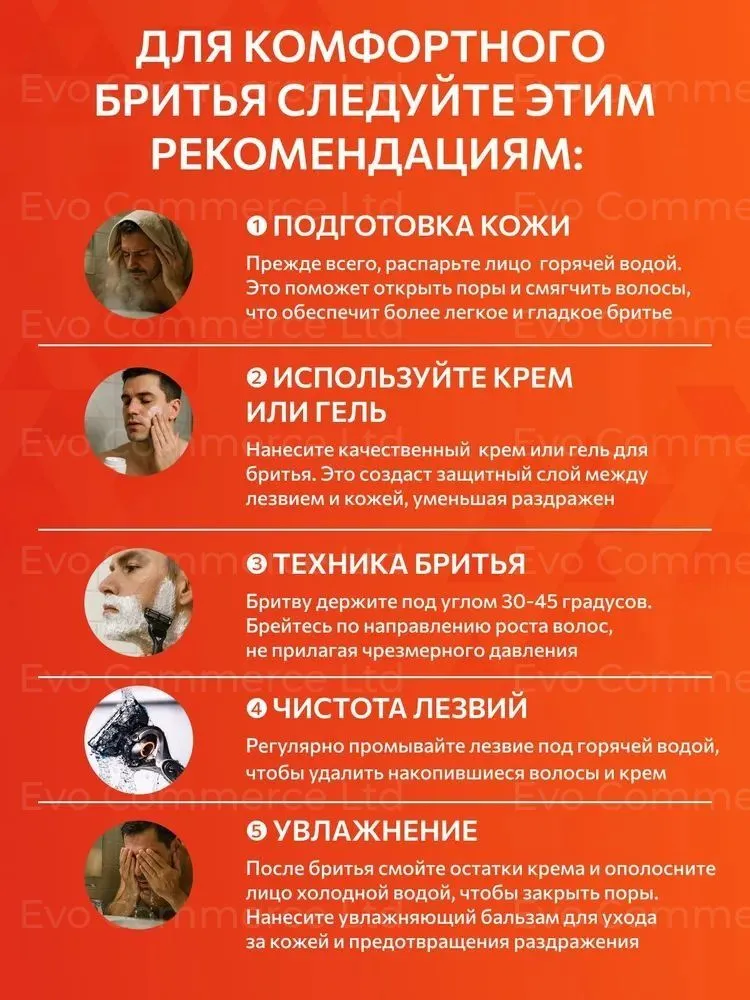 Сменные кассеты для бритвы 14