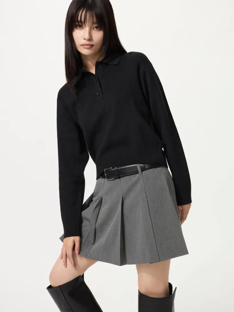Свитер Uniqlo Женский POLO Свитер 482971