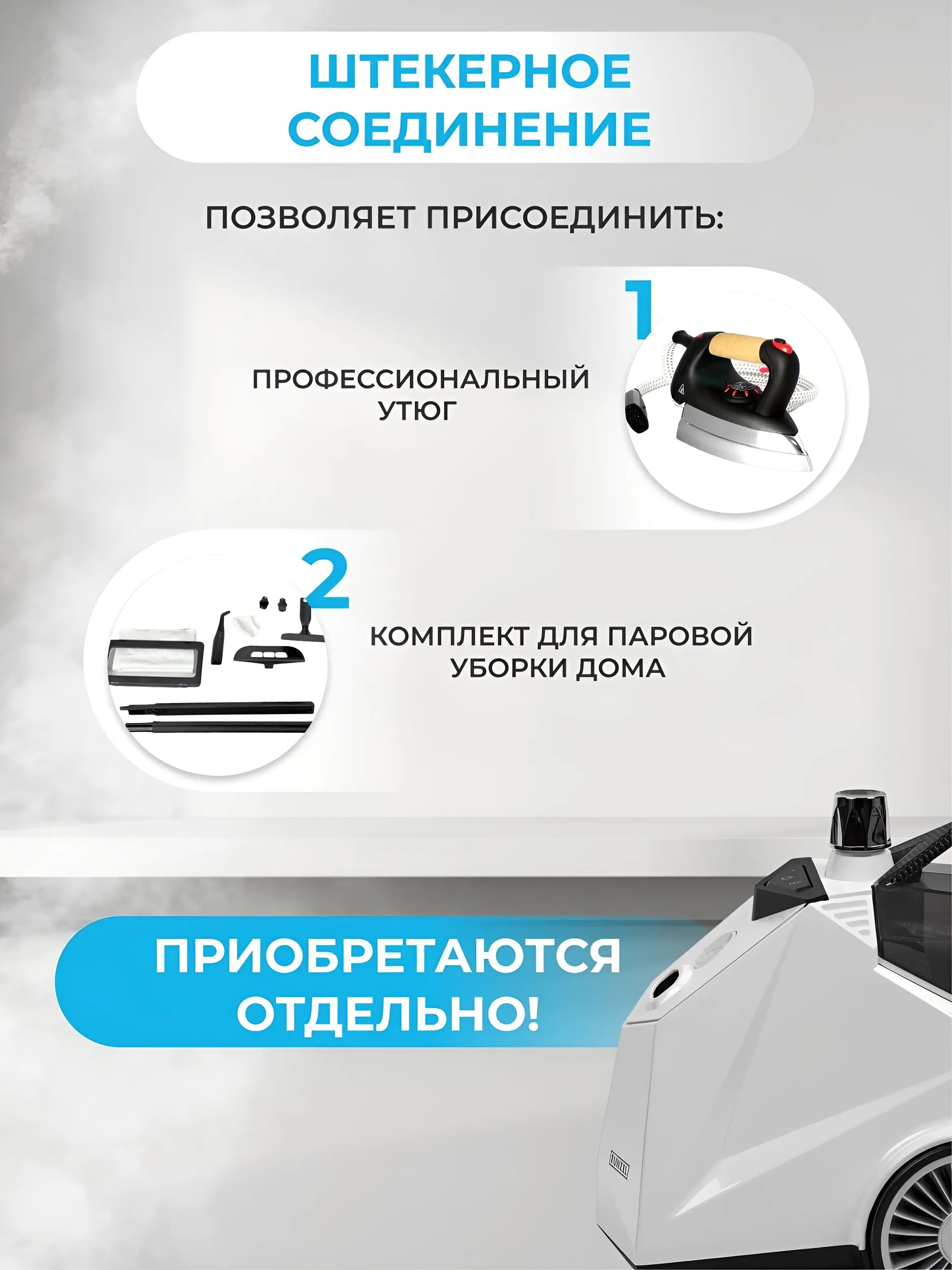 Отпариватель вертикальный RUNZEL FOR-930 напольный #4