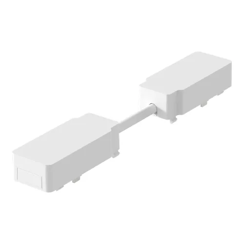 Прямой коннектор питания ST LUCE , цвет белый, магнитная трековая система SKYFLAT, ST067.509.17