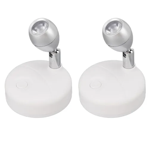 Беспроводные LED прожекторы для дома с пультом ДУ, таймером и поворотной головкой для подсветки карт