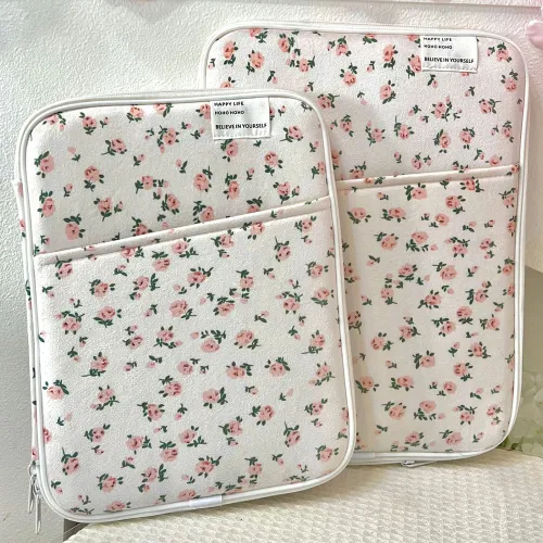 11/13-дюймовая сумка-чехол для компьютера с цветочным принтом, противоударная портативная мягкая защ