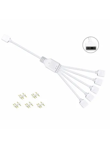 Удлинитель кабеля EPS 4-pin/3-pin fan, 0.32 м, белый