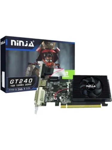 NINJA Видеокарта GeForce GT 240 NK24NP013F 1 ГБ (NK24NP013F)