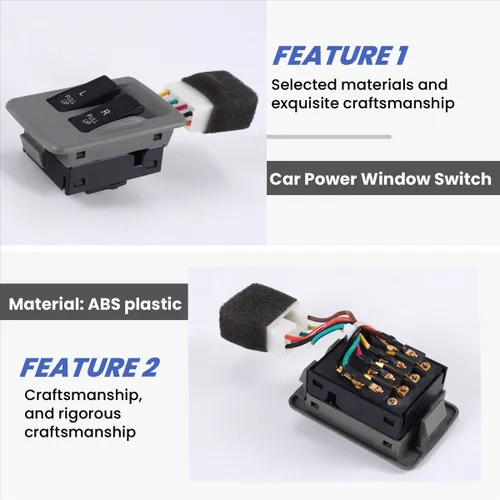 Автомобильный левый выключатель стеклоподъемника для Kia Pride KK12B-66-350 KK12B-66-370