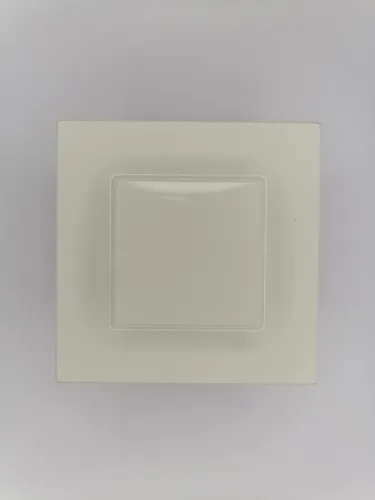 Лот1114 Выключатель 1-клавишный бежевый + рамка бежевая