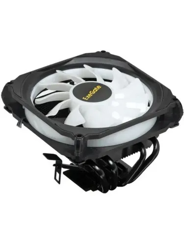 Кулер для процессора ExeGate Dark Magic EE400XL-PWM.RGb черный, 120 мм, алюминий, 2000 об/мин, 24 дБ