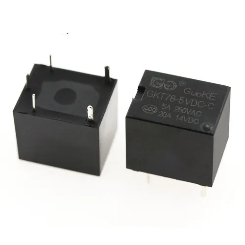 2pcs Реле GKT78-5VDC-C 5-контактный 20А переключающий тип