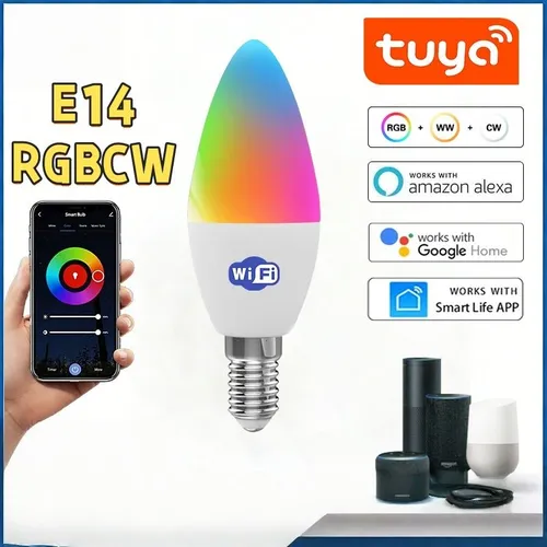 Лампочка, Цоколь:E14, 1 шт.