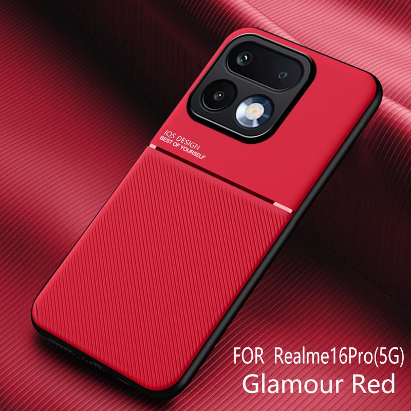 智能手机壳 用于 realme 16 Pro 5G, 硅胶, 红色