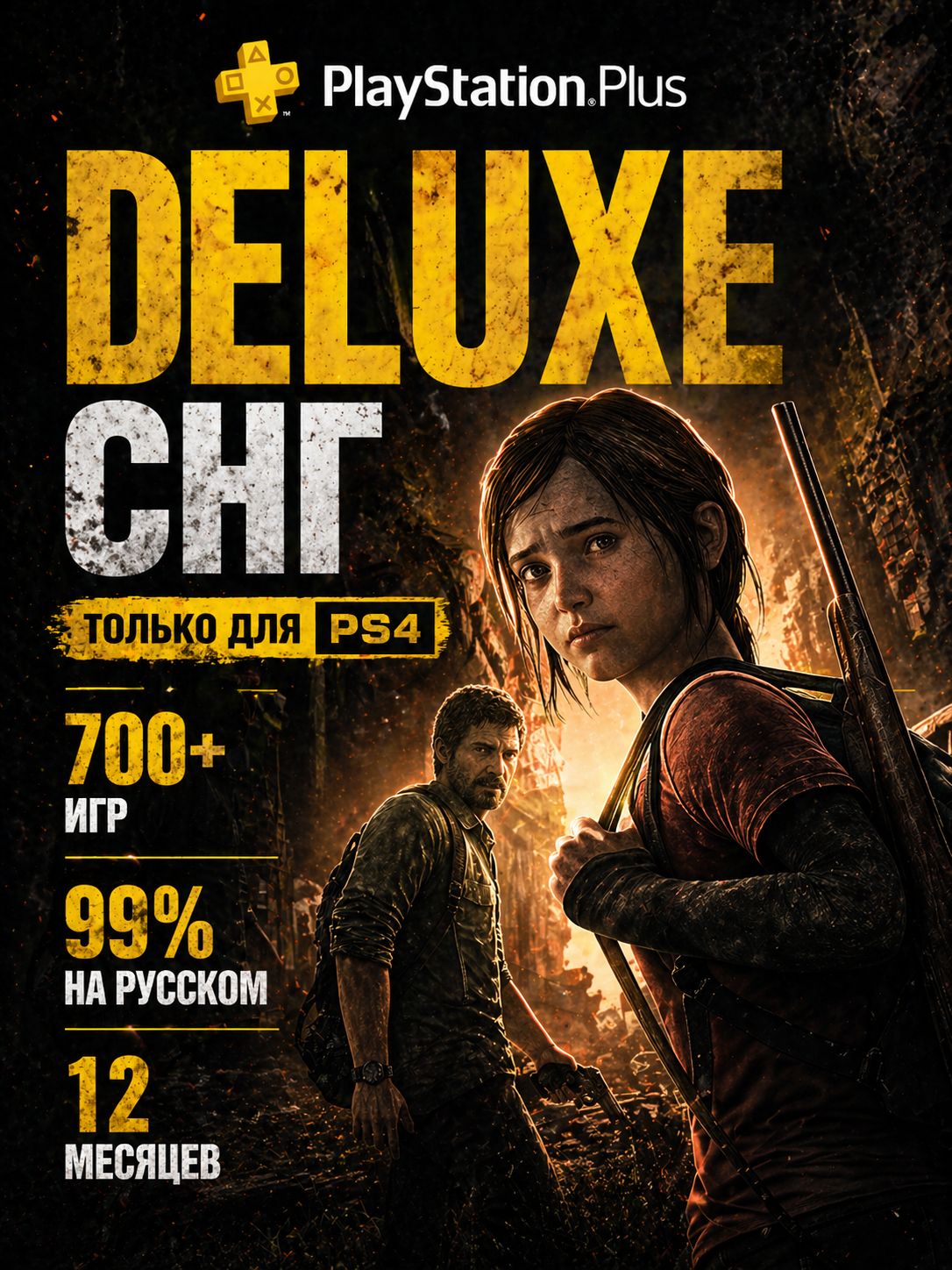 ПодпискаPSPlusDeluxeтолькоPS412месяцев
