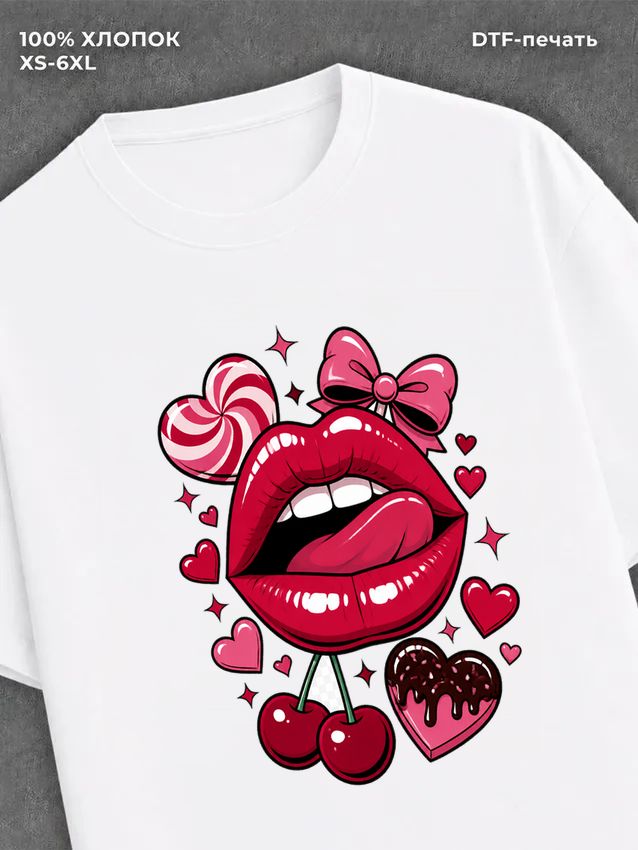 Футболка Sweet lips
