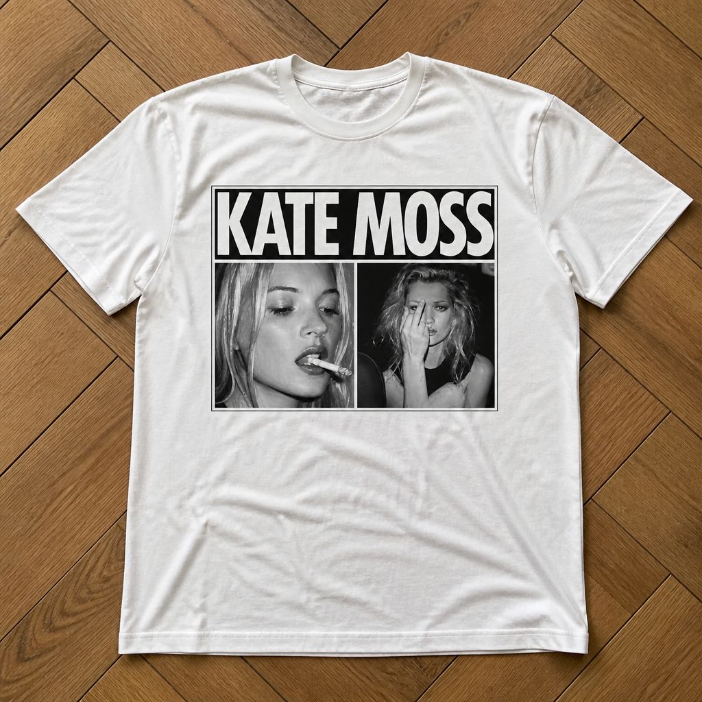 Футболка kate moss 90s y2k archive flat_lay