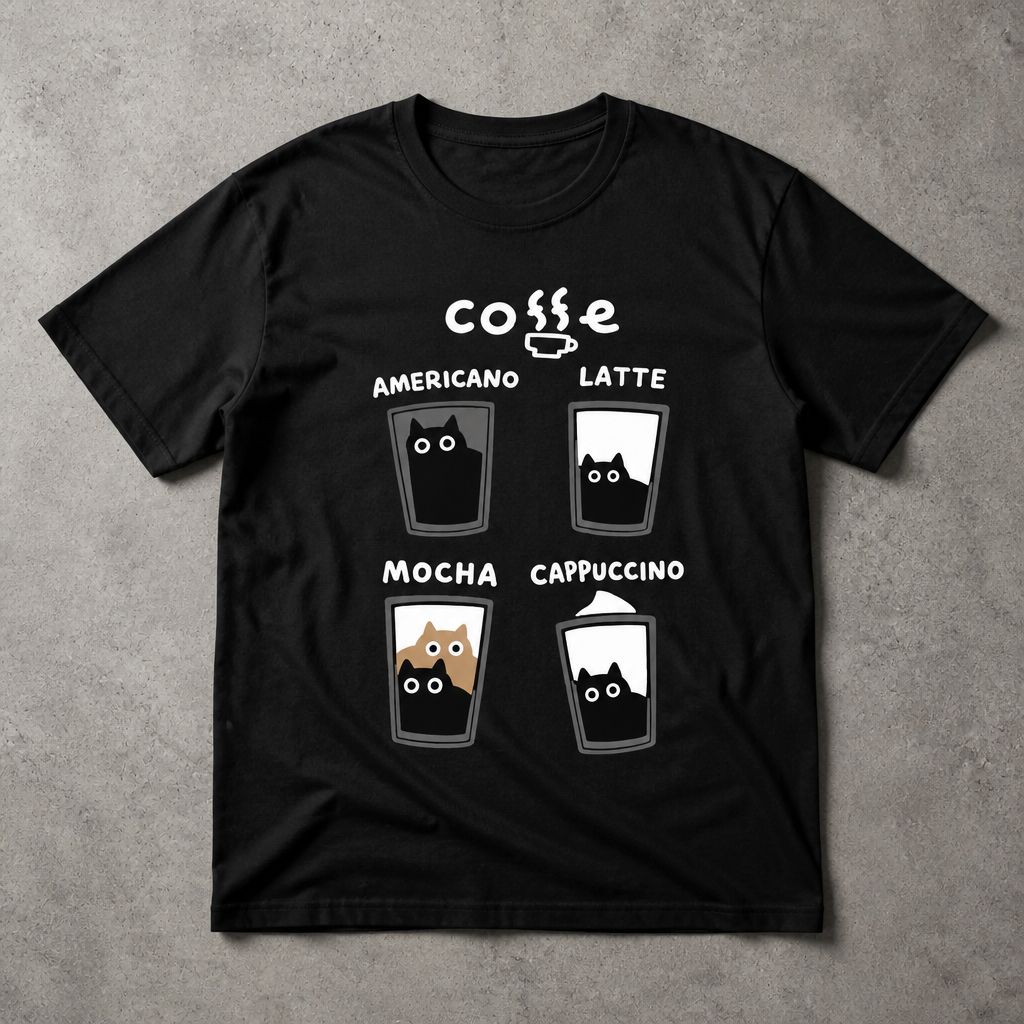 Футболка с котом y2k 1 шт flat_lay