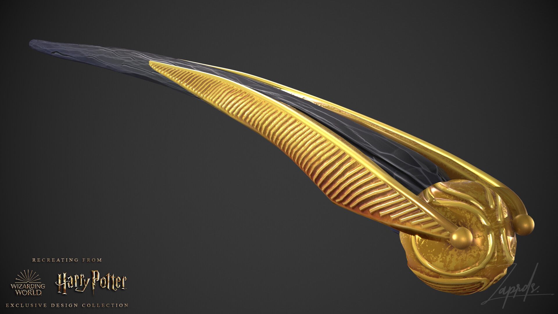 Волшебная палочка Золотой Снитч Golden Snitch (Эксклюзив, Англия)
