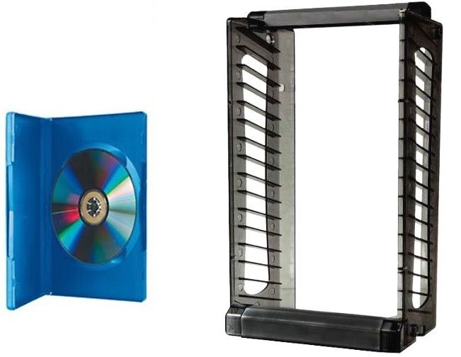 ПодставкадляигровыхBlu-rayдисковBR-15bКластерна15боксов,черная