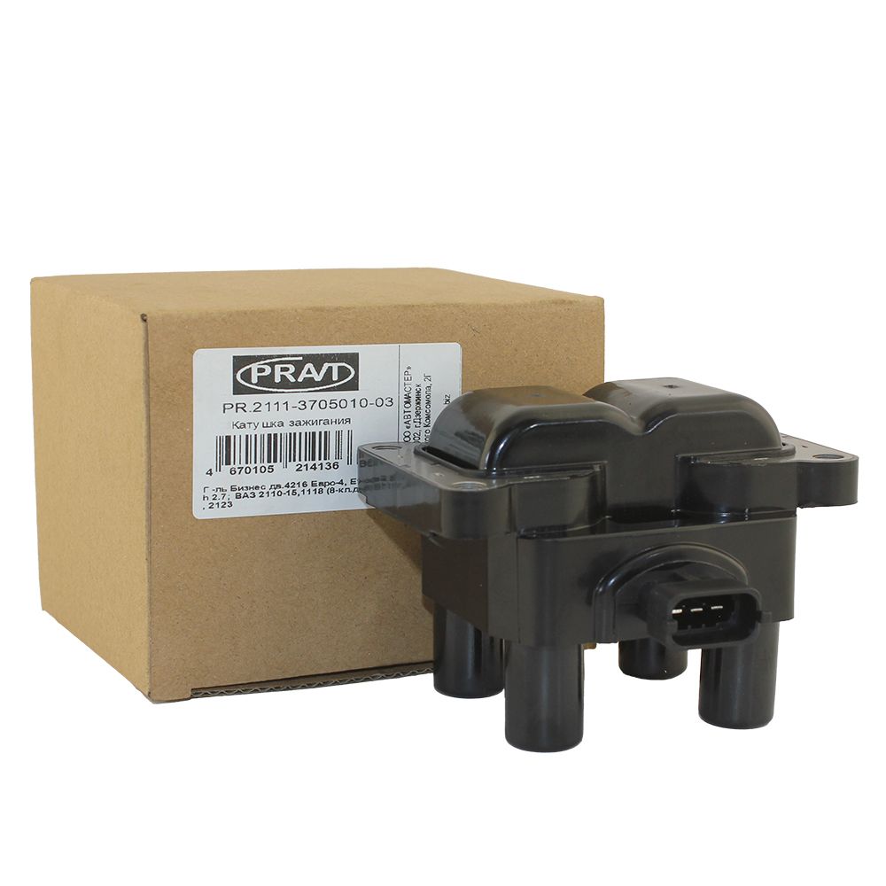 КАТУШКА ЗАЖИГАНИЯ ДВ.4216 ЕВРО-4, EVOTECH 2.7; ВАЗ 2110-15,1118 (8-КЛ.ДВ.1.6), 2123