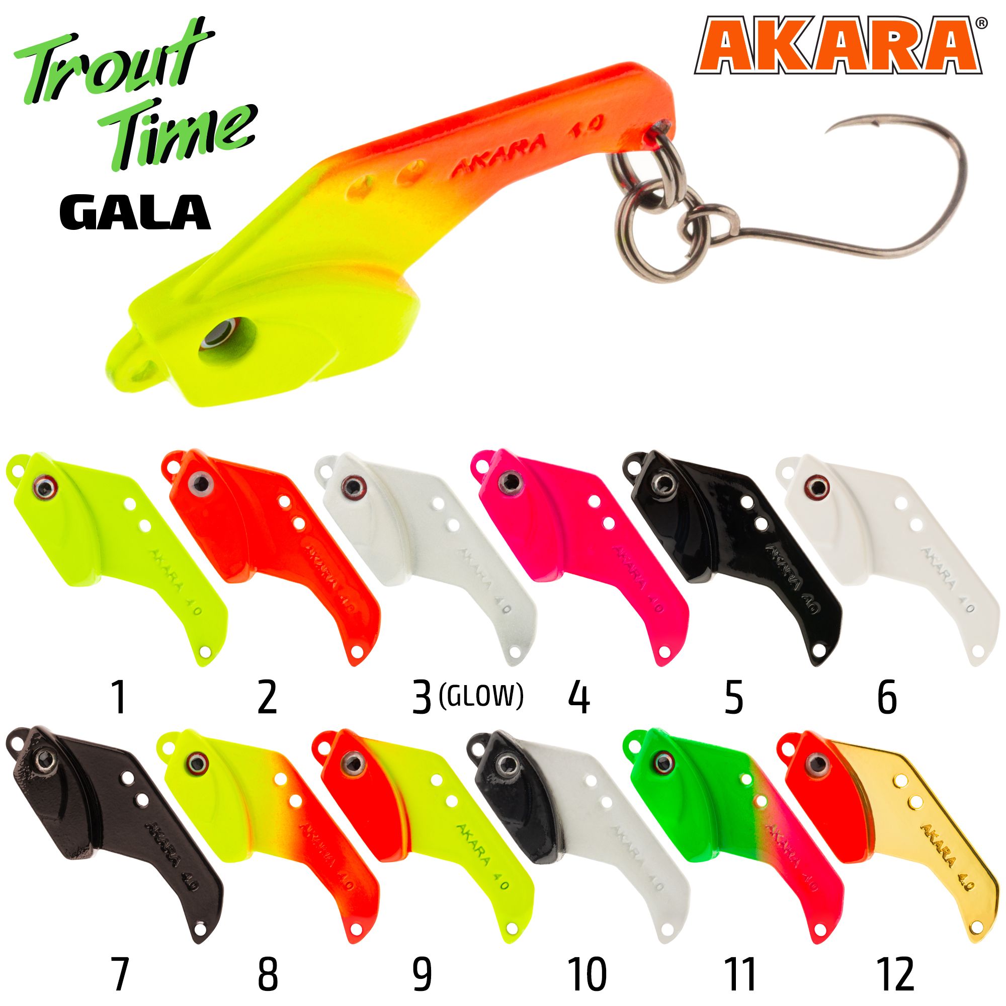 Блесна цикада Akara Trout Time Gala 4 гр.11