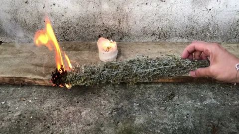 окуривание дома дымом трав