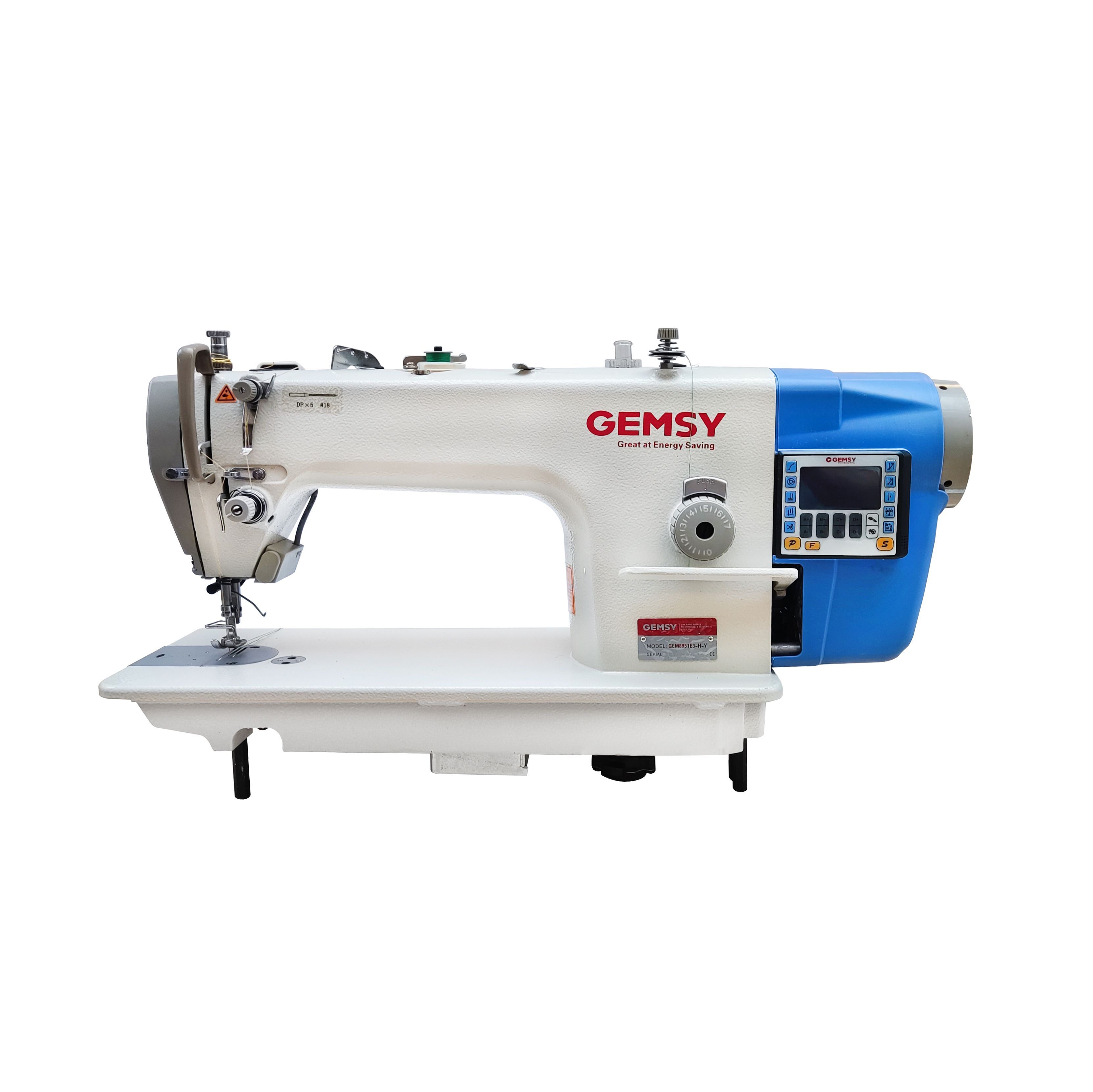 Промышленная швейная машина Gemsy GEM 8951E3-Y со столом 120х55 см