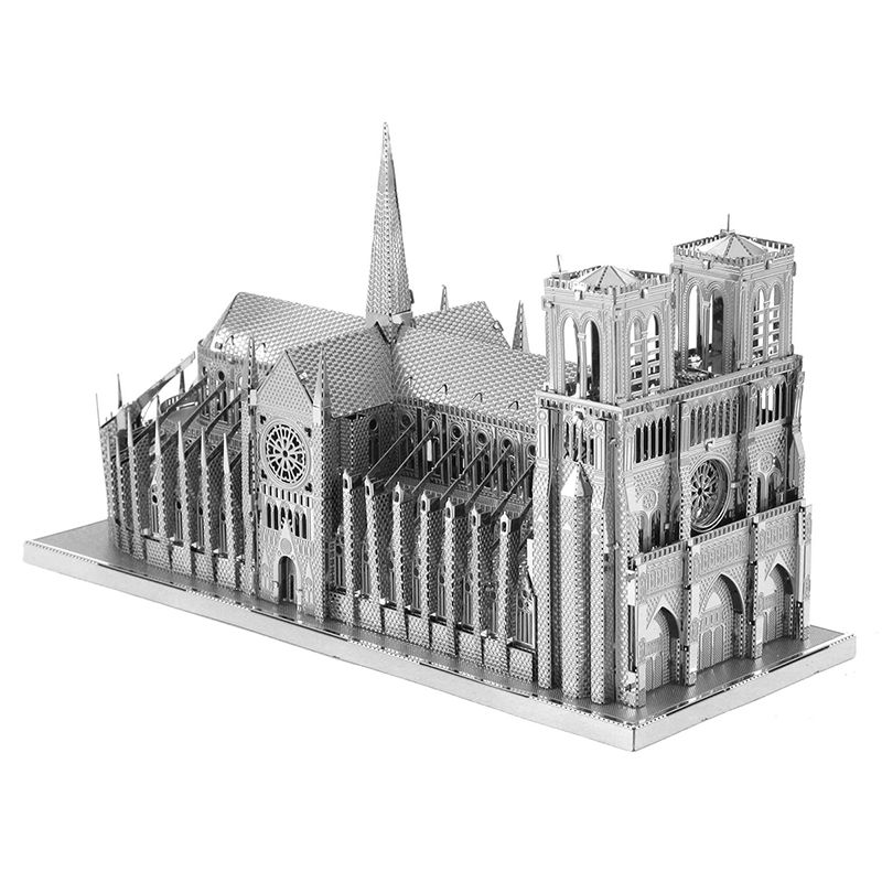Нотр-Дам3DМеталлическаямодельDIYИгрушки