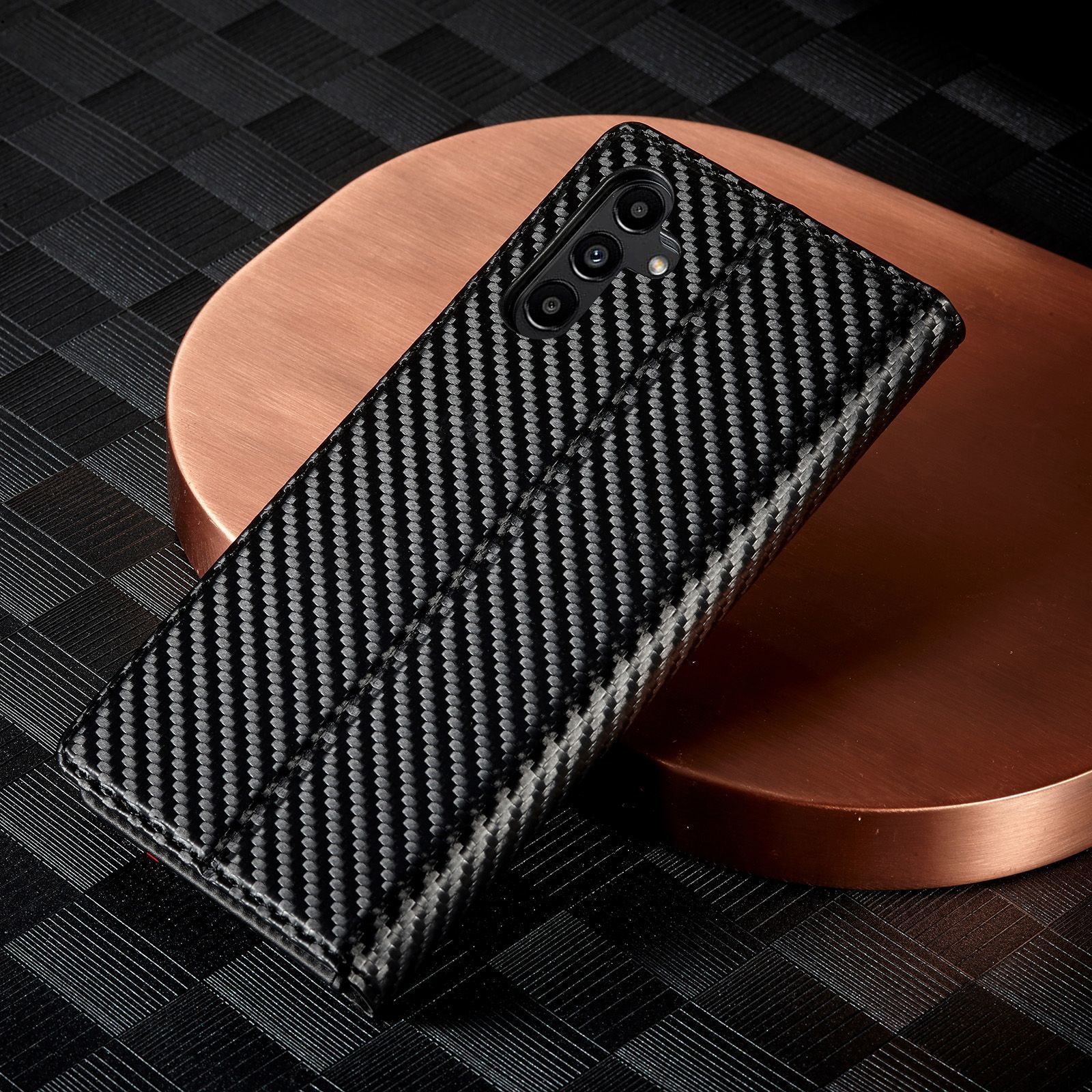 КожаныйкнижкачехолдляSamsungGalaxyA365G(СамсунгA365G)сзащитойотпадения