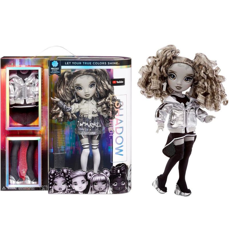 Poupée Rainbow High Shadow High - Nicole Acier - MGA 583585