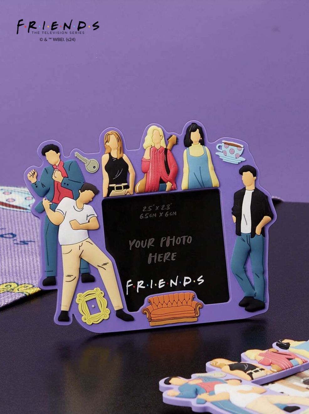 Friends / Друзья Фоторамка-магнит с подставкой Герои