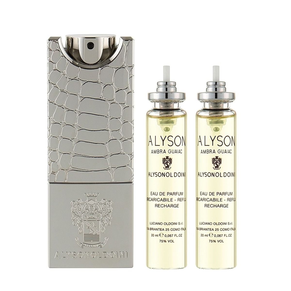Alyson Oldoini Ambra Guaiac Rechargeable Парфюмированная вода унисекс 3х20 мл купить