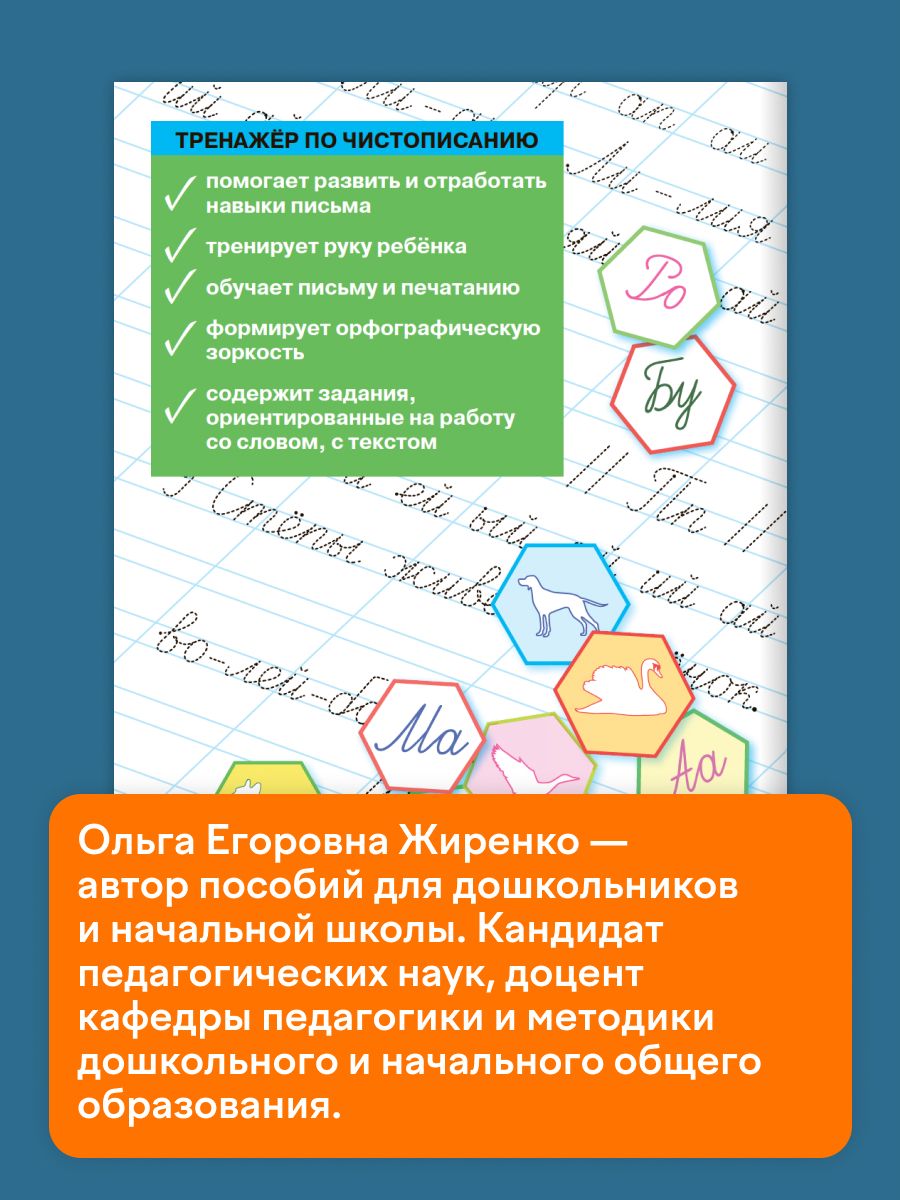 Тренажёр по чистописанию 1 класс. Послебукварный период | Reference Book - Ozon image 2