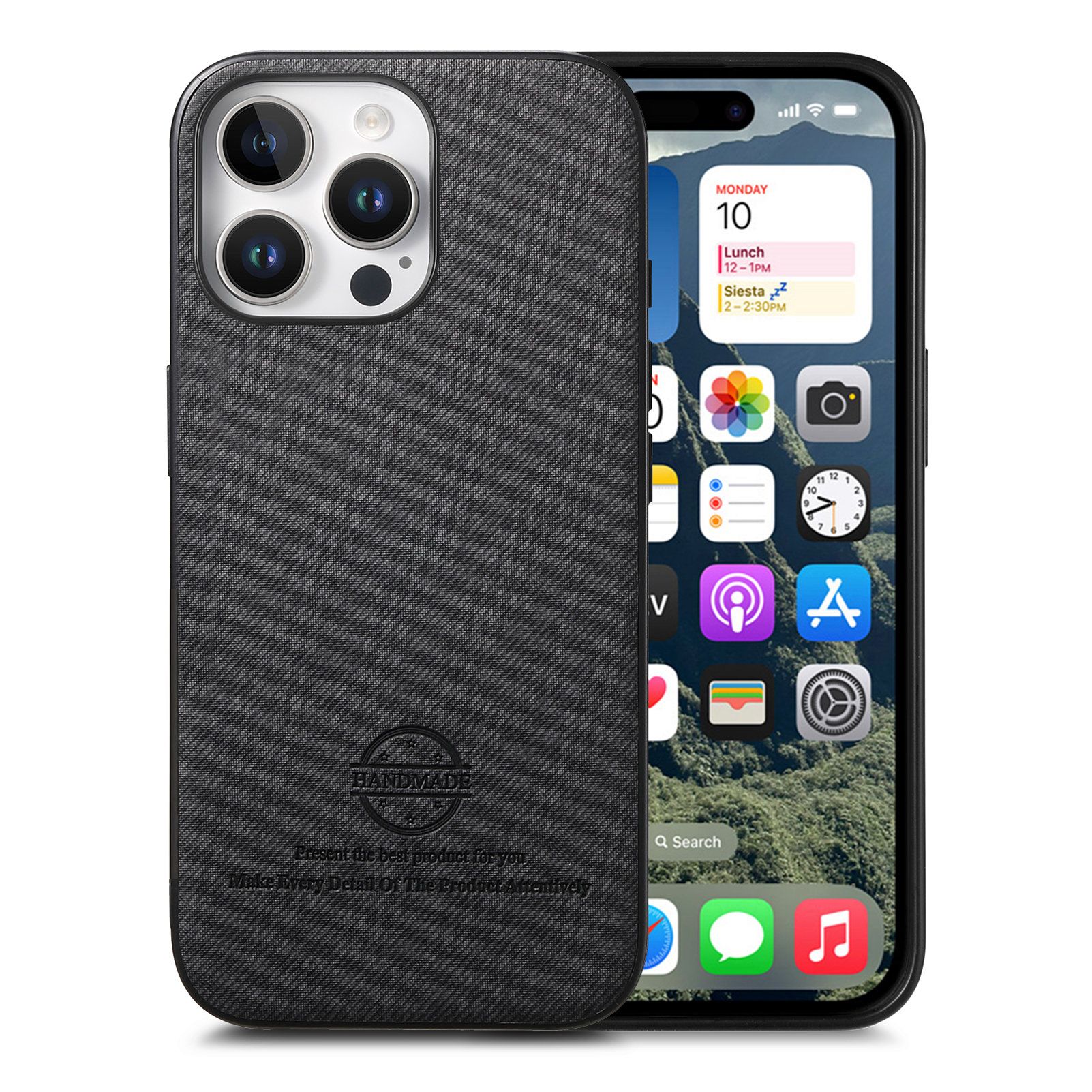 智能手机壳 用于 Apple iPhone 11 Pro Max, 热塑性聚氨酯, 黑色