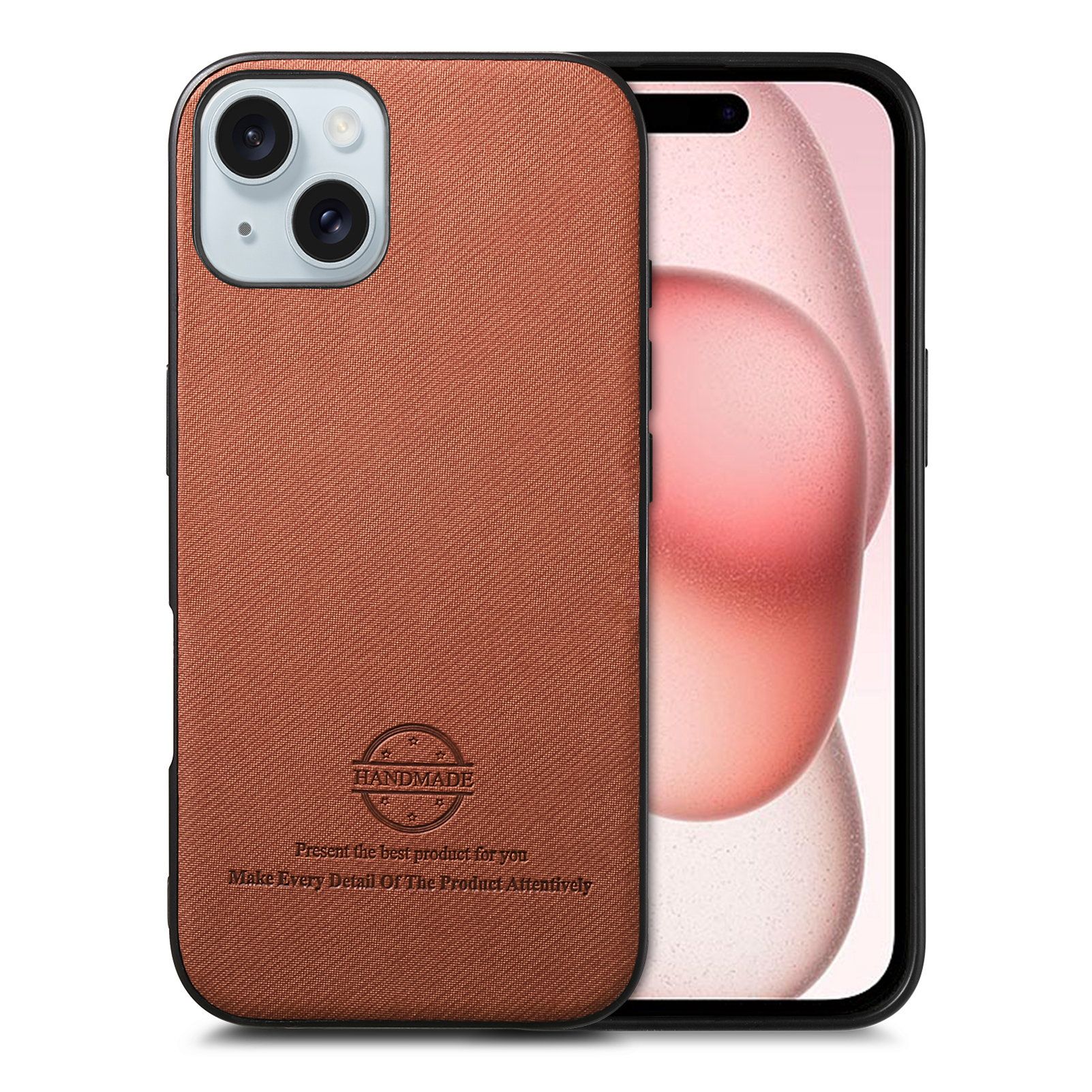 智能手机壳 用于 Apple iPhone 14, 热塑性聚氨酯, 棕色