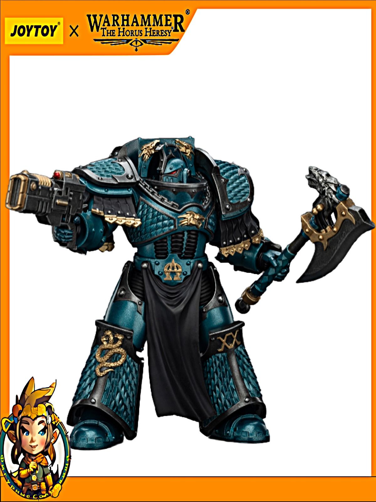 JOYTOY 1/18 Action Figure The Horus Heresy Alpha Legion Legion Praetor In Cataphractii Terminator Armour Lernaean Ter - 26
