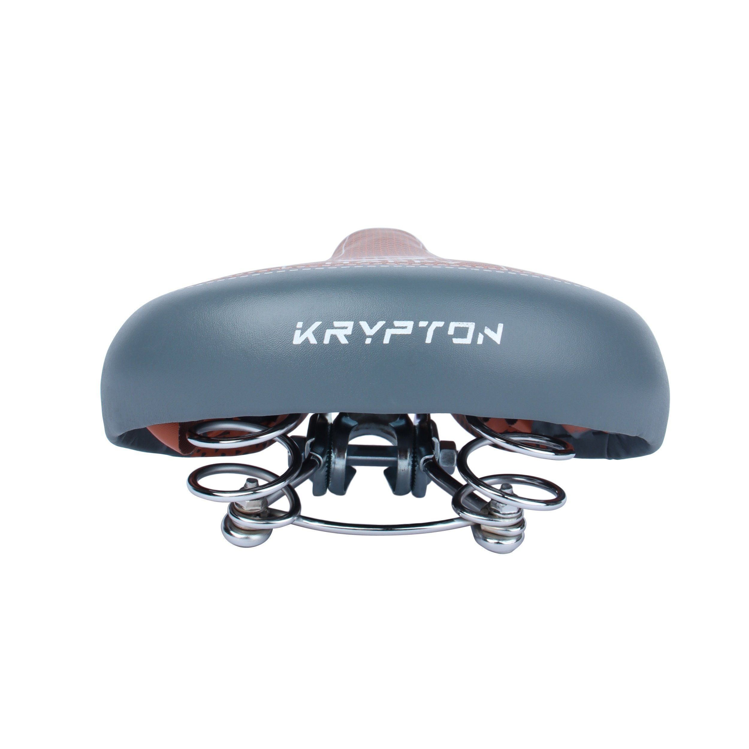 Седло велосипедное комфортное KRYPTON KRPT-80-019D, размер 240x205 мм Седло велосипедное комфортное KRYPTON KRPT-80-019D, размер 240x205 мм