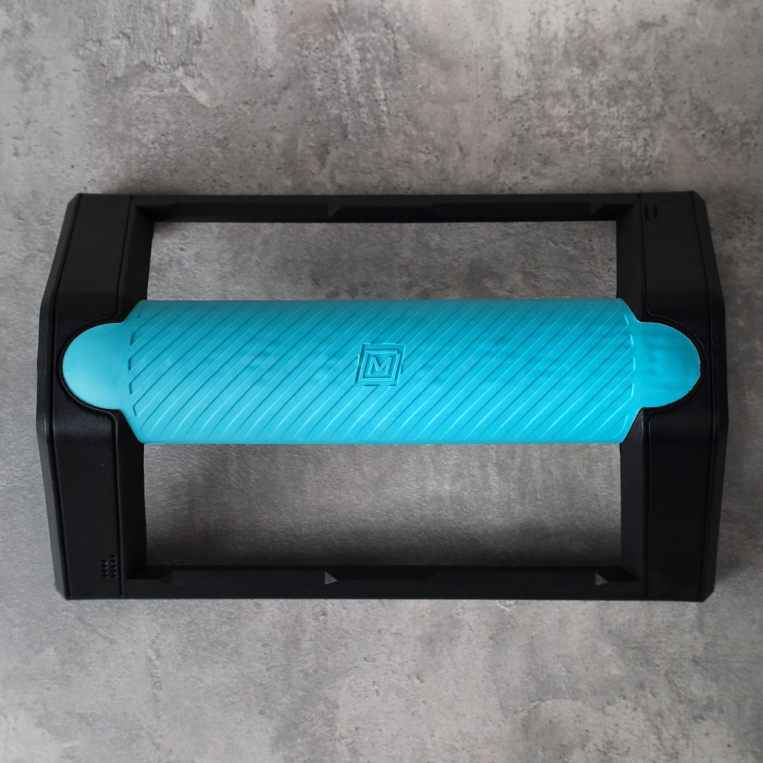 Упоры для отжиманий Woohooo Push-up bars II, комплект 2 шт 19х12,5х8 см, бирюзовый Упоры для отжиманий Woohooo Push-up bars II, комплект 2 шт 19х12,5х8 см, бирюзовый