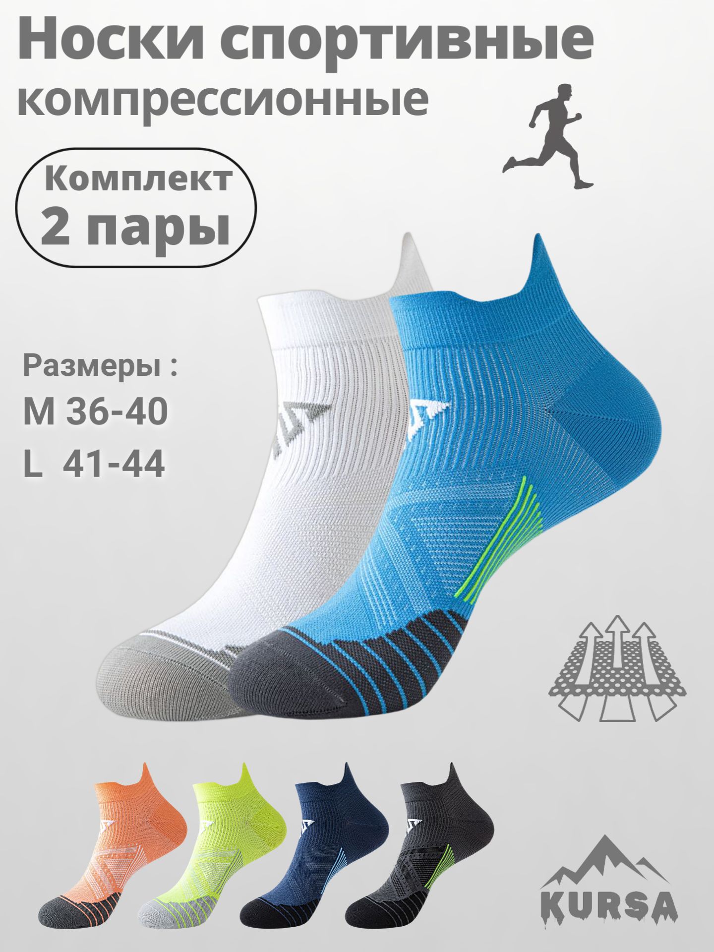 НоскиНоскиспортивные,2пары