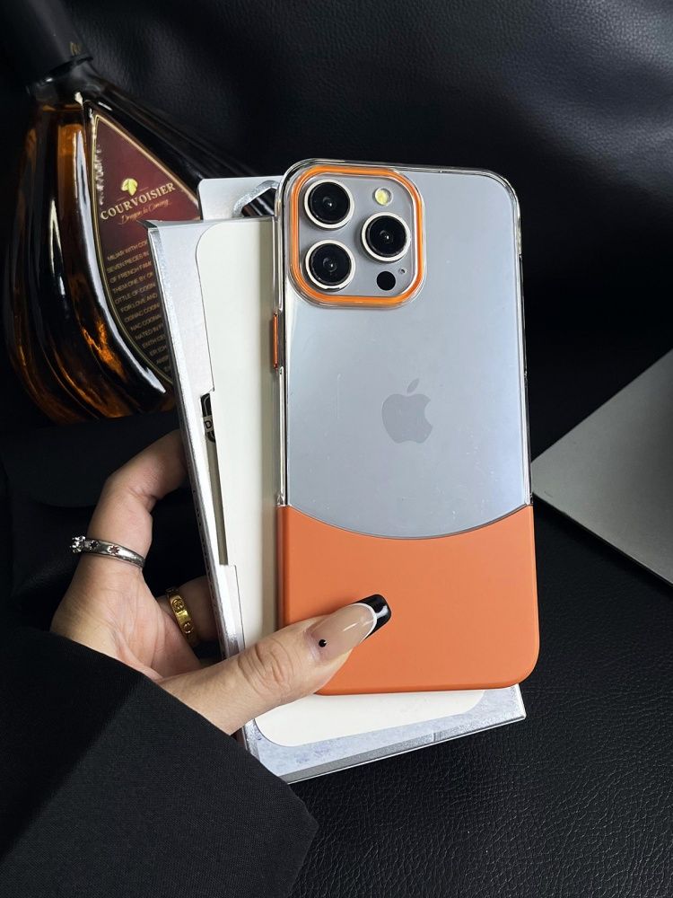 智能手机壳 用于 Apple iPhone 17 Pro, 热塑性聚氨酯, 橙色