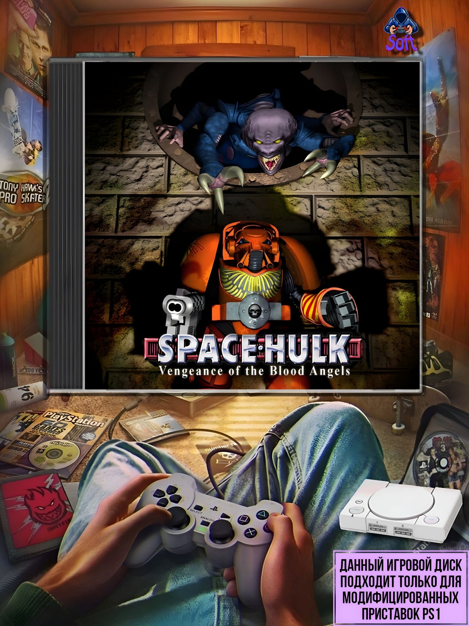Игра Space Hulk: Vengeance of the Blood Angels для PS1 купить на