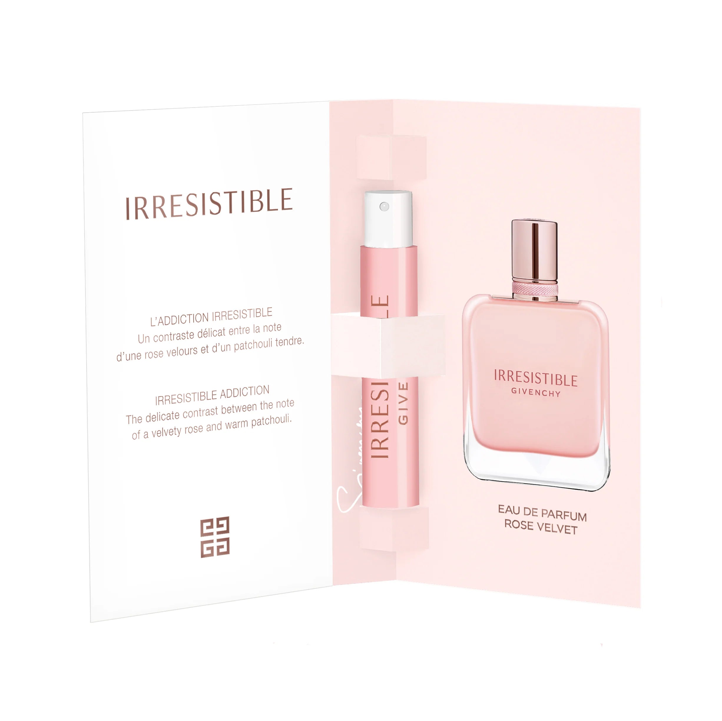 Givenchy IRRESISTIBLE rose velvet Парфюмерная вода женская 1 мл пробник купить