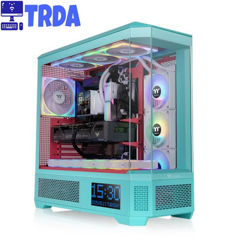 ThermaltakeКомпьютерныйкорпус,светло-зеленый(ThermaltakeView600TG)