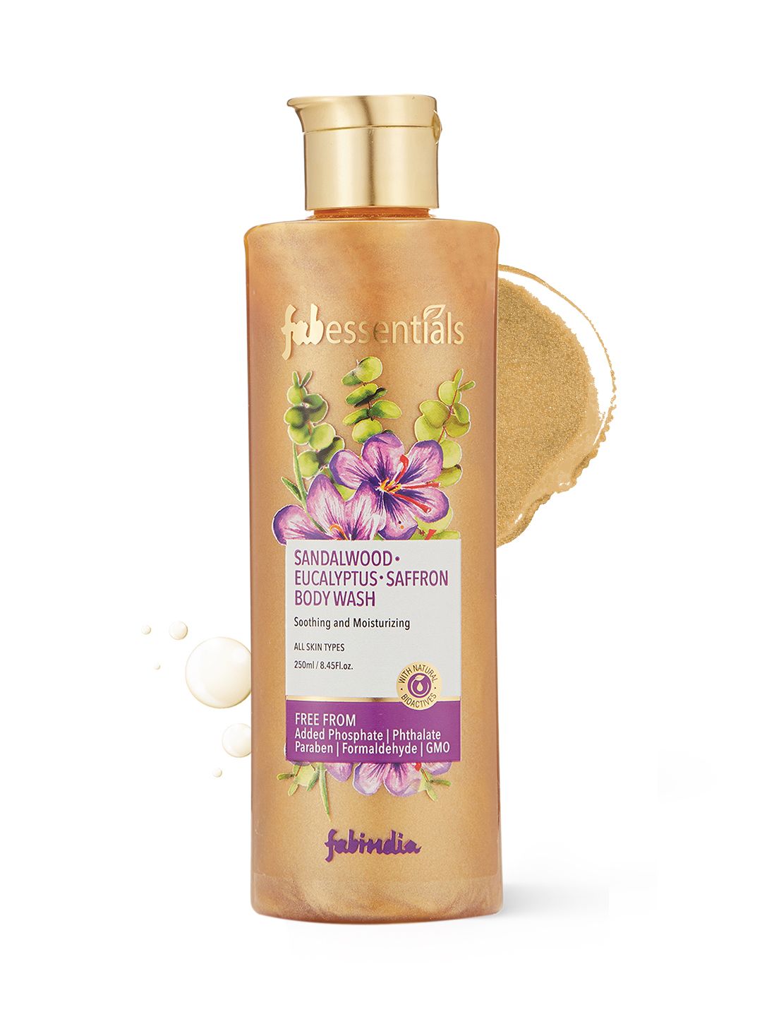 Гель для душа САНДАЛ, ЭВКАЛИПТ, ШАФРАН Fabessentials Body Wash 250 мл ...