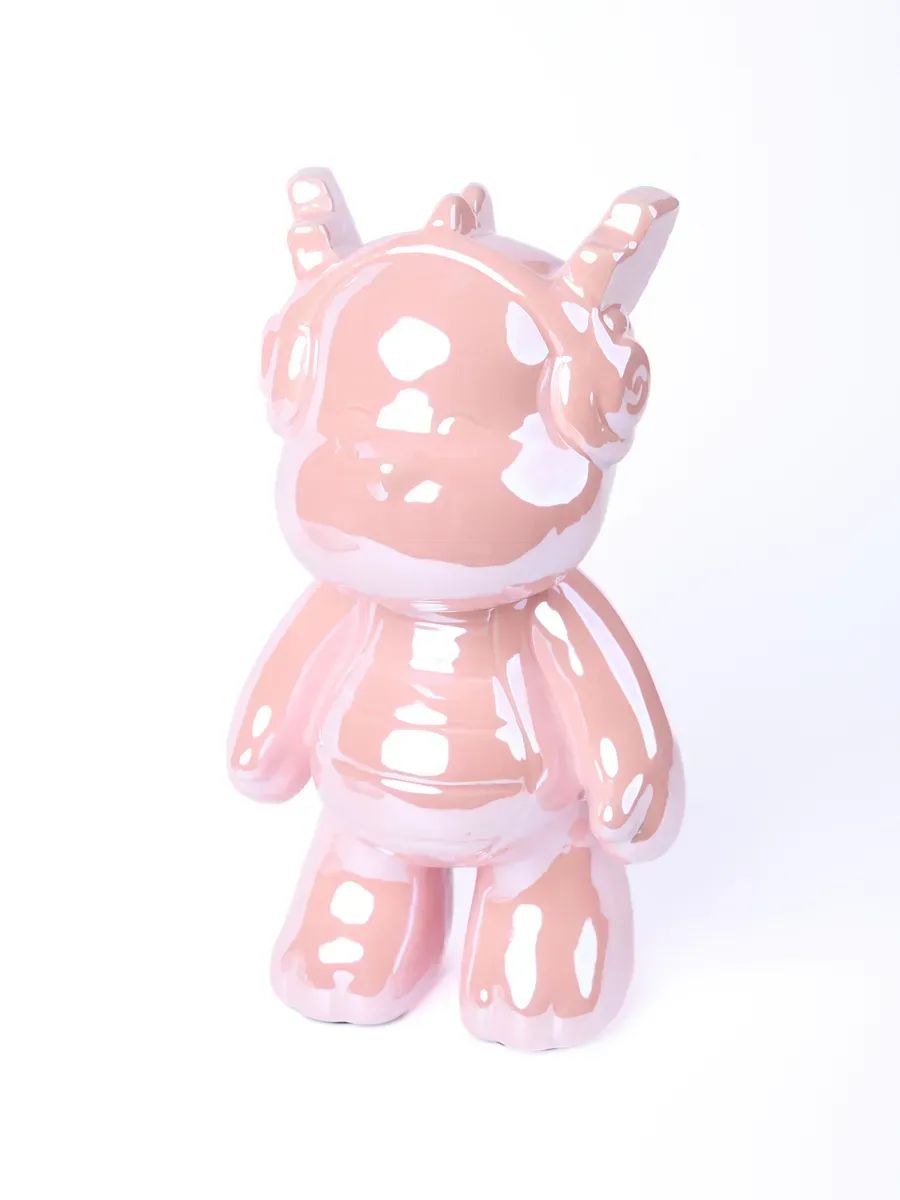 Медведь космонавт bearbrick Розовый 26cm ZG794-1C