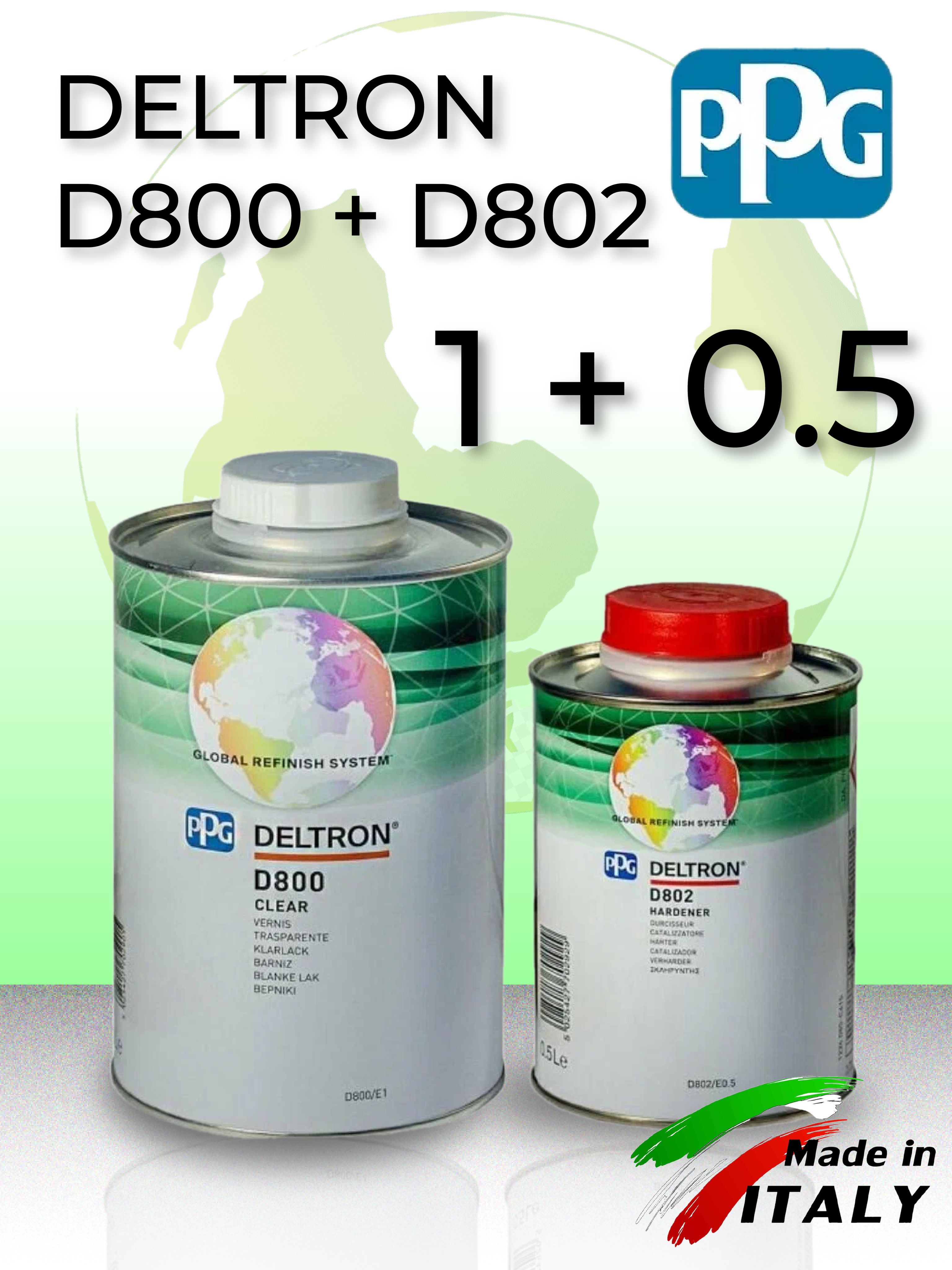 PPG 汽车清漆, 1500 毫升, 1 个, 透明