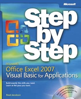 Microsoft Office Excel 2007 Visual Basic for Applications Step by Step ...