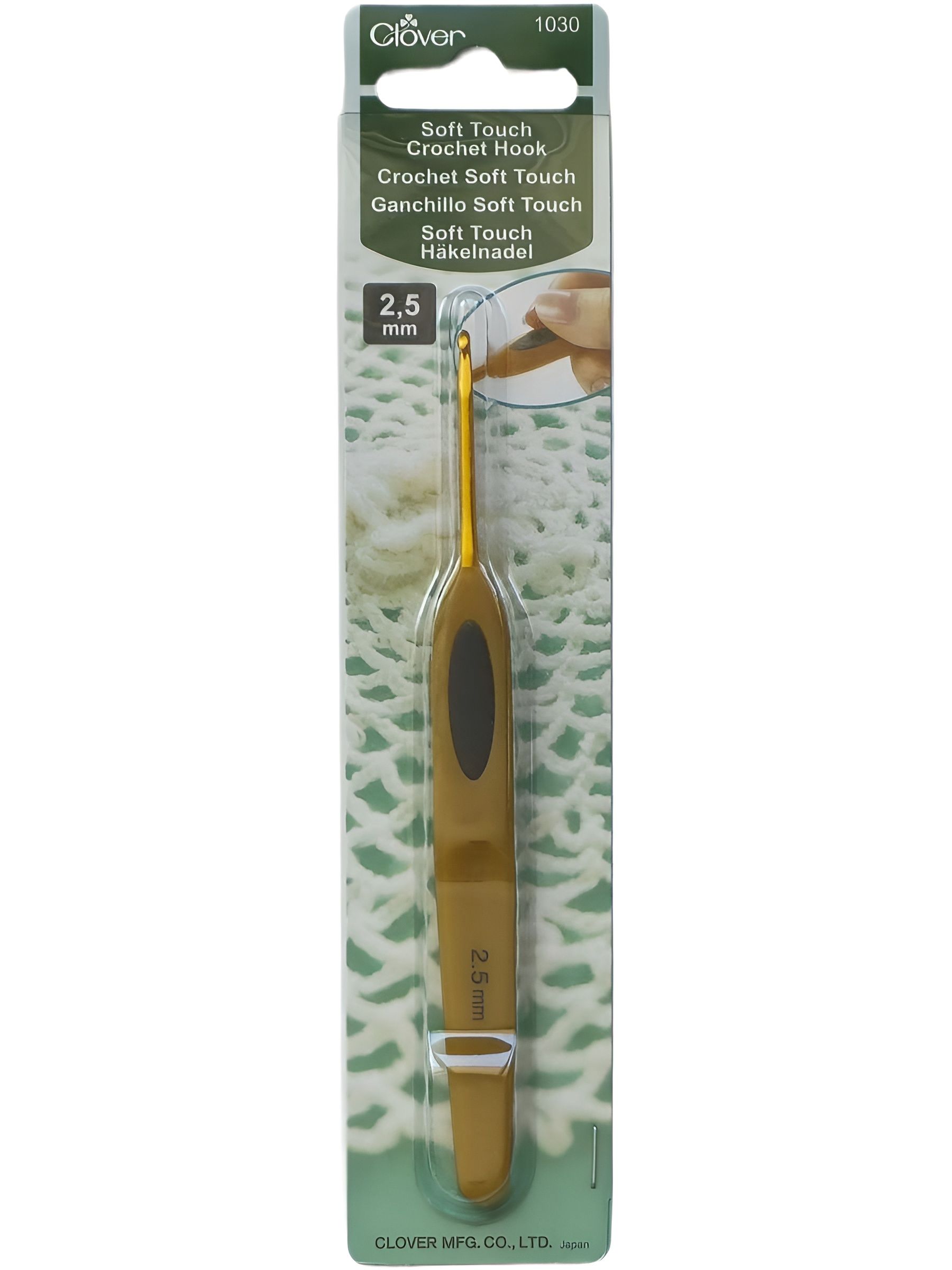 Clover Soft Touch вязальный крючок 2,5 мм купить на OZON по низкой цене ...