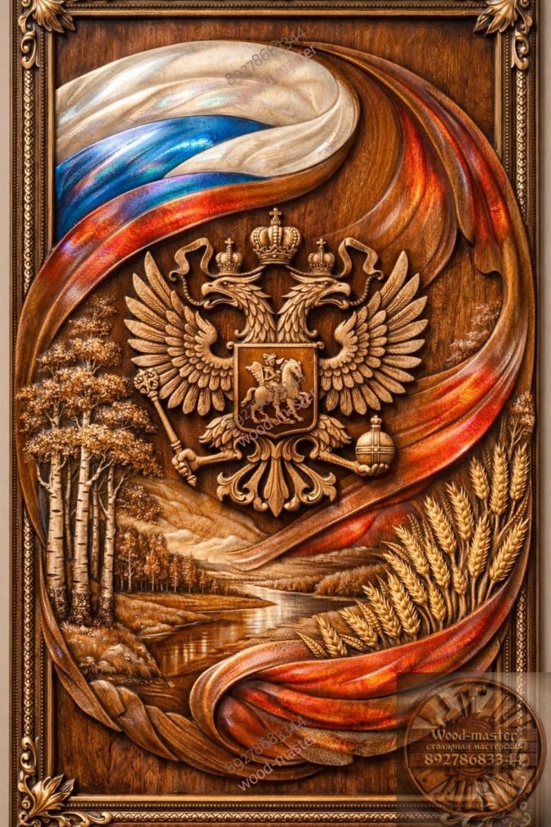 Рельефнаяметаллическаявывеска(20х30см)