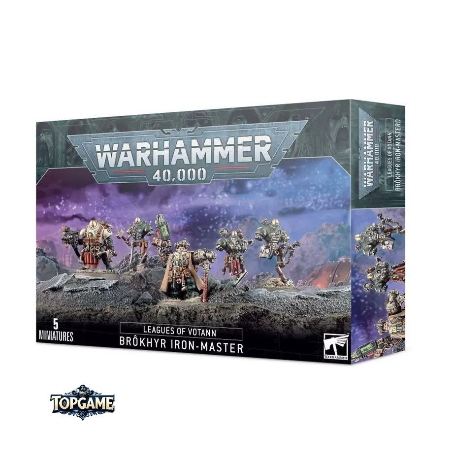 Warhammer 40,000 Leagues of Votann Br khyr Iron-Master, набор из 5 миниатюр для настольной игры #1