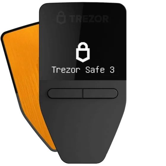 Аппаратный криптокошелек Trezor Safe 3 Bitcoin-only - холодный кошелек для криптовалют от Positronium #1