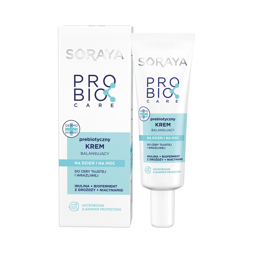 Крем для жирной и чувствительной кожи с пребиотиками SORAYA PROBIO CARE 50мл  #1