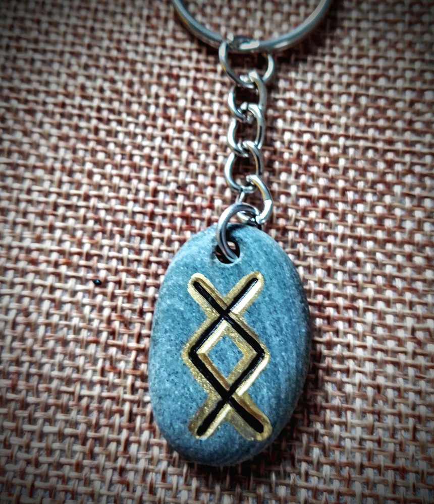 Руна Ингуз "Зачатие и Беременность" талисман на натуральном камне ...